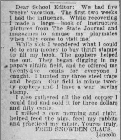 Nebraska State Journal, Dec. 8, 1918